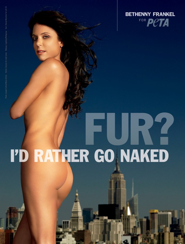 BETHENNY FRANKEL desnuda para PETA « Culosfera